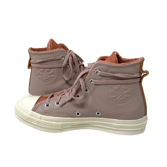Converse Chuck 70 Counter Climate High Top Pink Leather Women's Sneakers A01332C - Picture 5 of 9